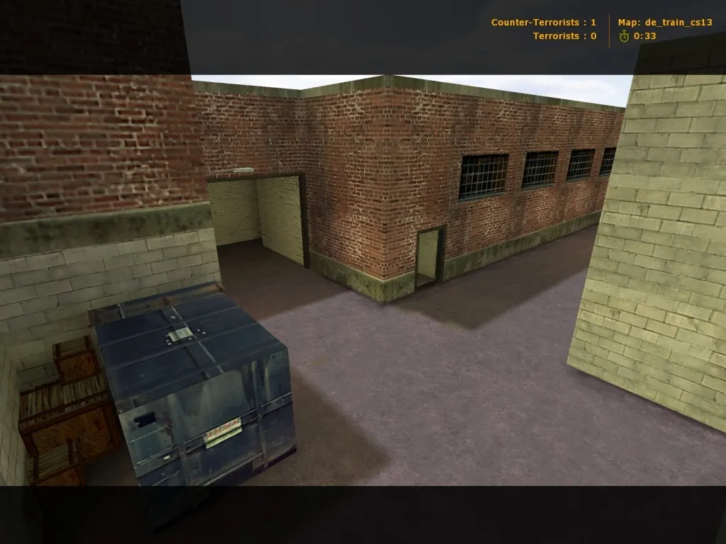 Скачать Карта de_train_cs13 для CS 1.6: Тактика и особенности - Скриншот