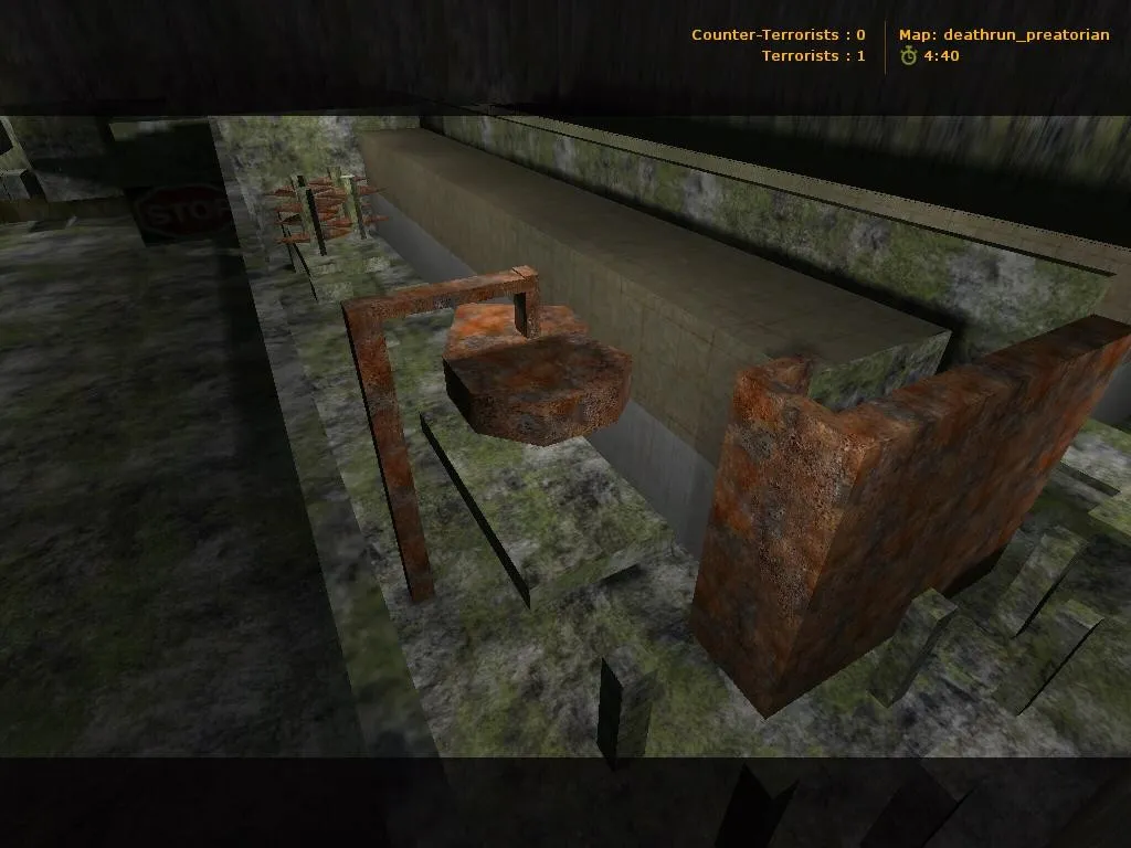 Скачать deathrun_preatorian — deathrun карта для CS 1.6: .nav, баланс сторон, точки и оптимизация - Скриншот