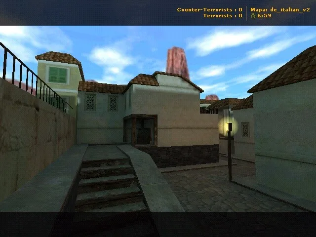 Скачать Карта de_italian_v2 для CS 1.6 - Баланс и тактика - Скриншот
