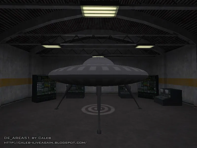 Скачать de_area51 для CS 1.6: обзор карты, точки, .nav для ботов и оптимизация wpoly/epoly - Скриншот