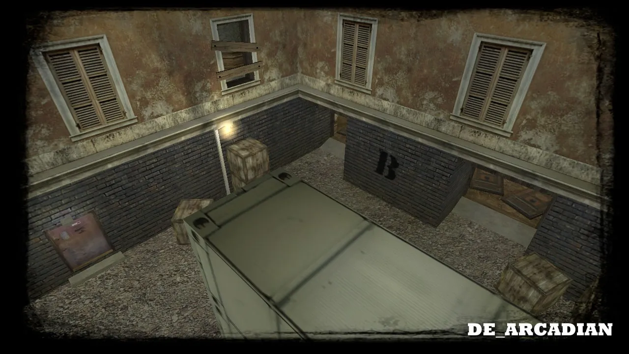 Скачать de_arcadian_v1 карта для CS 1.6: точки, маршруты, баланс сторон, .nav, оптимизация wpoly/epoly - Скриншот