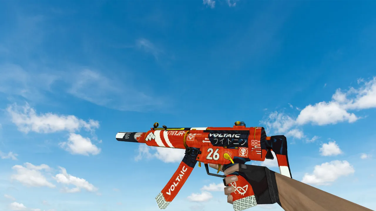 Скачать Модель MP5 «Кровавый спорт» для CS 1.6 - Погружение в детали - Скриншот