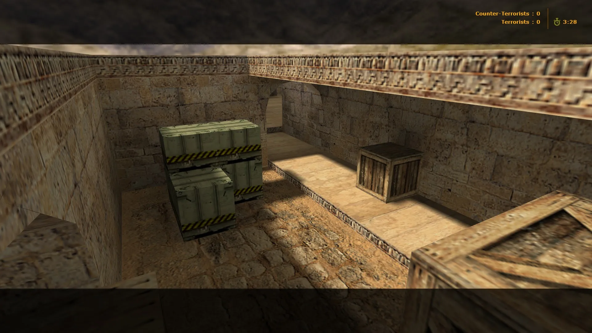 Скачать Карта 828_dust для CS 1.6: de_dust2 стиль, точки, .nav для ботов, оптимизация wpoly/epoly - Скриншот