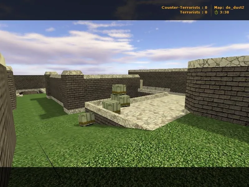 Скачать Карта de_dust2_viharsziget для CS 1.6: точки, рауты за Т и КТ, .nav для ботов - Скриншот