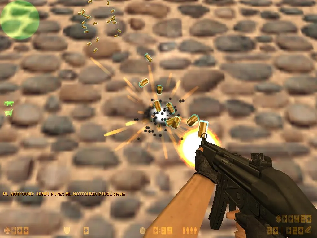 Скачать Модель гильз «Glowing Shells» для CS 1.6: v_ и p_ модели, звуки, анимация осмотра, текстуры - Скриншот