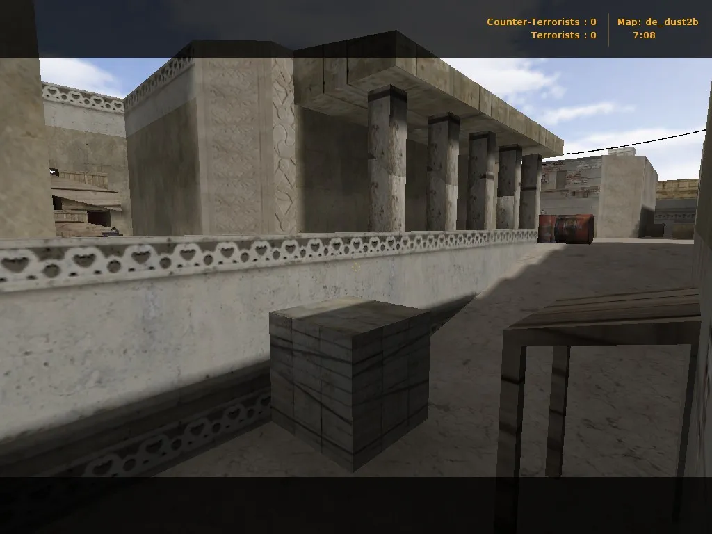 de_dust2b карта для CS 1.6: точки, ротации, .nav и оптимизация wpoly/epoly — скриншот 6