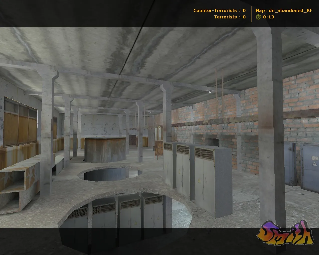 Скачать de_abandoned_rf для CS 1.6: тактика, точки, .nav и оптимизация wpoly/epoly - Скриншот