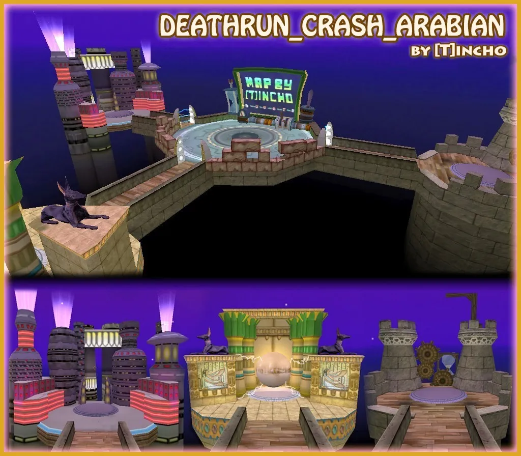 Скачать deathrun_crash_arabian — карта Deathrun для CS 1.6: точки, маршруты, боты и оптимизация - Скриншот