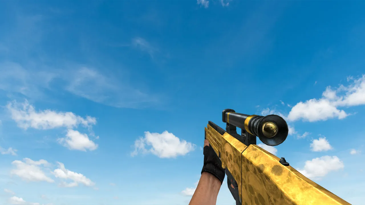 Скачать Модель HK G11 Default Gold Skull для CS 1.6 - Скачать бесплатно - Скриншот