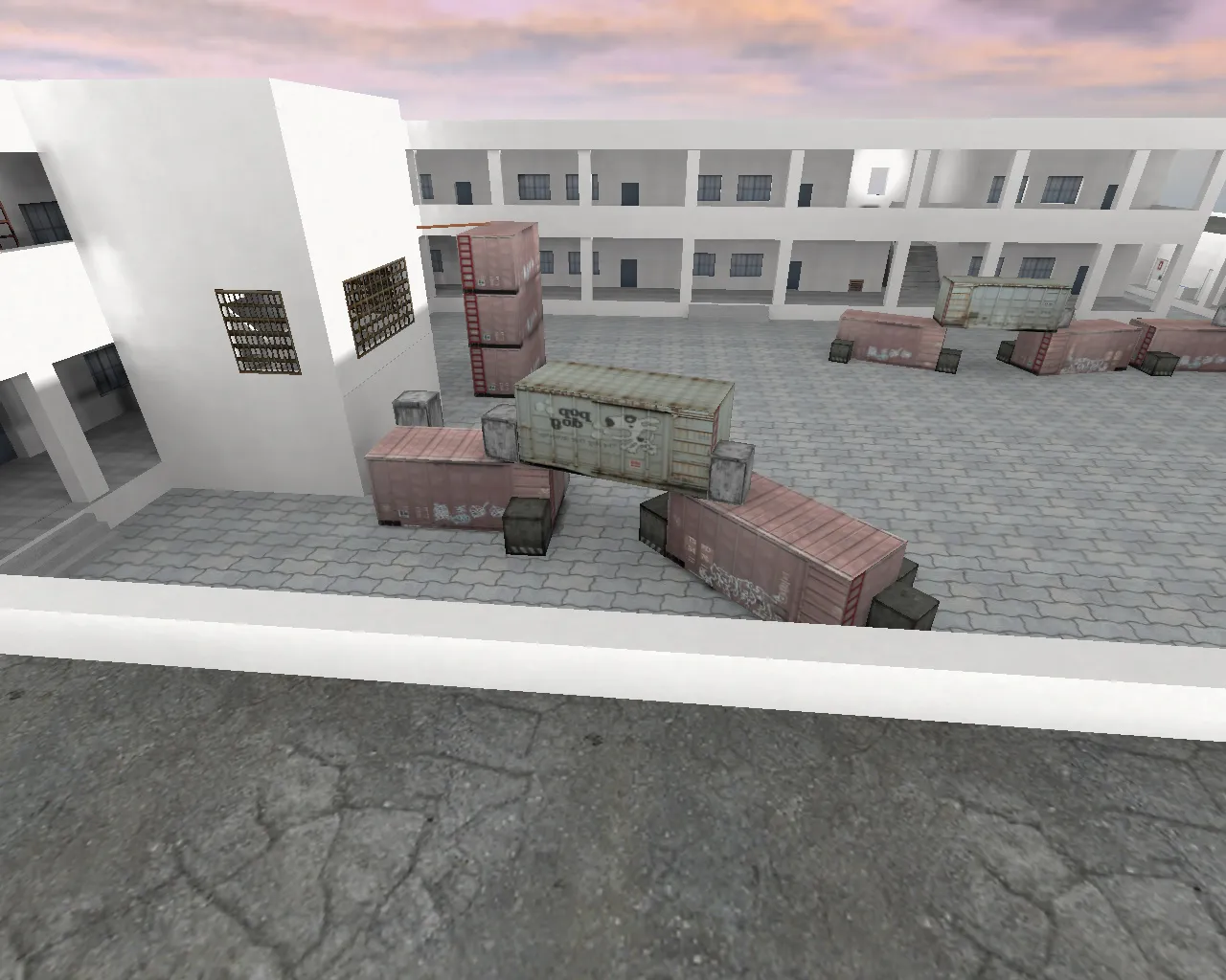Скачать Карта cs_school для CS 1.6: точки, маршруты, навигация ботов и оптимизация - Скриншот