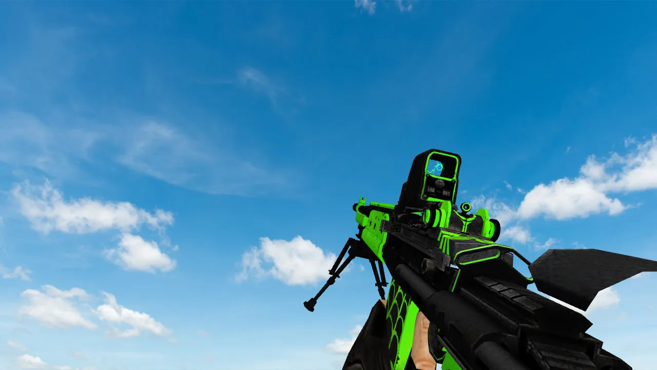 Скачать Модель SG-552 «M14 Toxic» для CS 1.6 - Загрузите сейчас - Скриншот