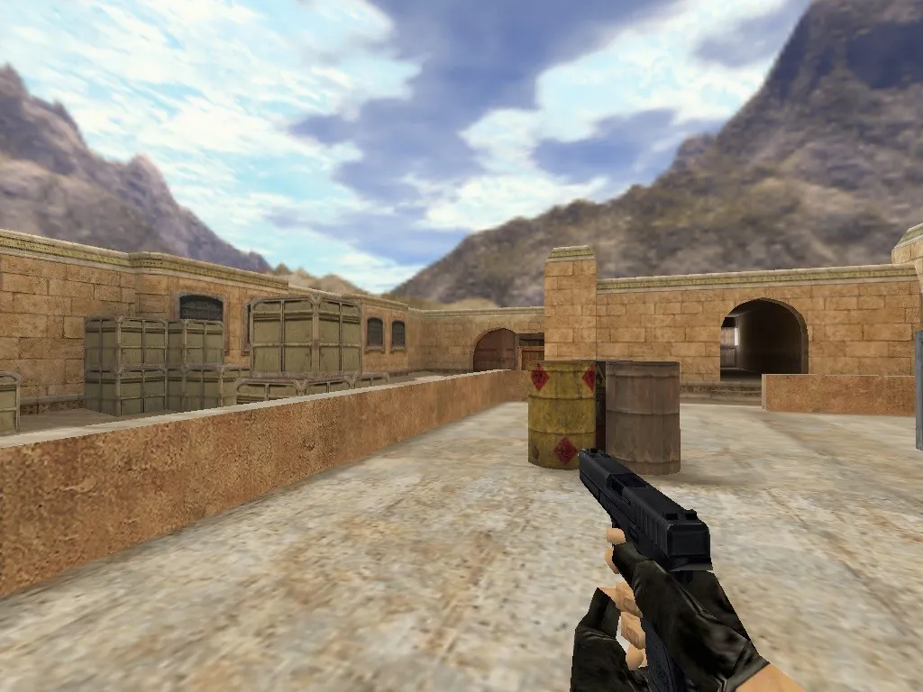 Скачать de_dust_laskurid для CS 1.6: инфа по карте, точкам, раскиду гранат и настройке ботов - Скриншот