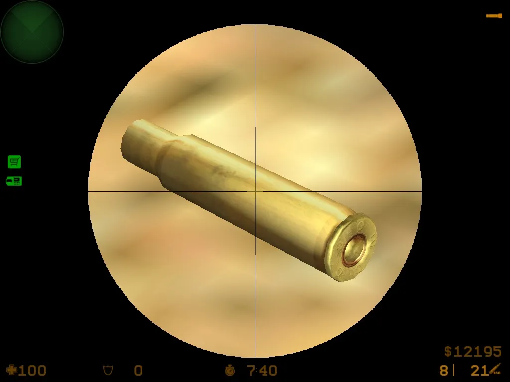 Скачать Модель «.50 Shell» для CS 1.6: v_/p_/w_ гильза, звуки, анимация осмотра и качество текстур - Скриншот