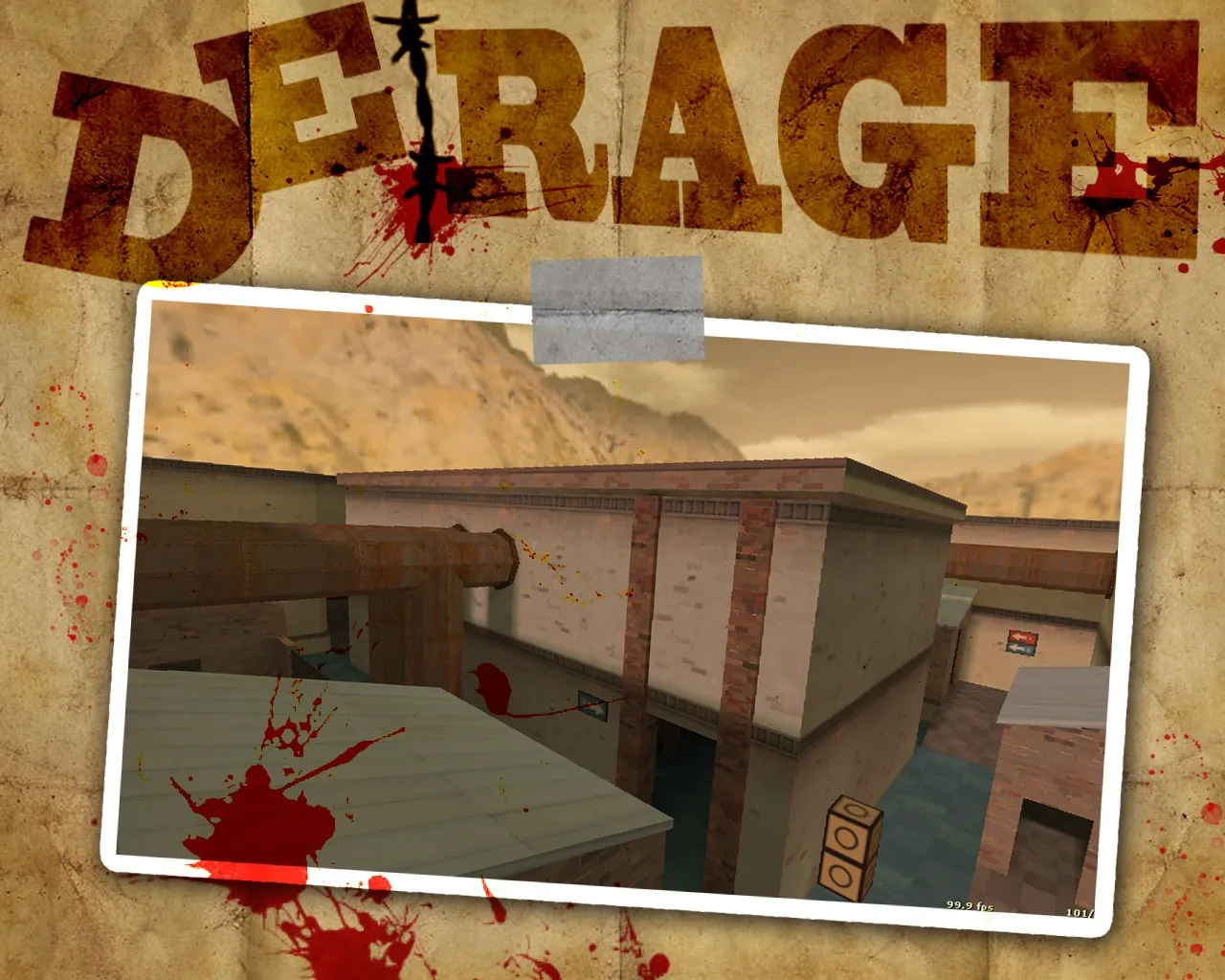 Скачать Карта de_rage для CS 1.6: Тактические особенности и оптимизация - Скриншот