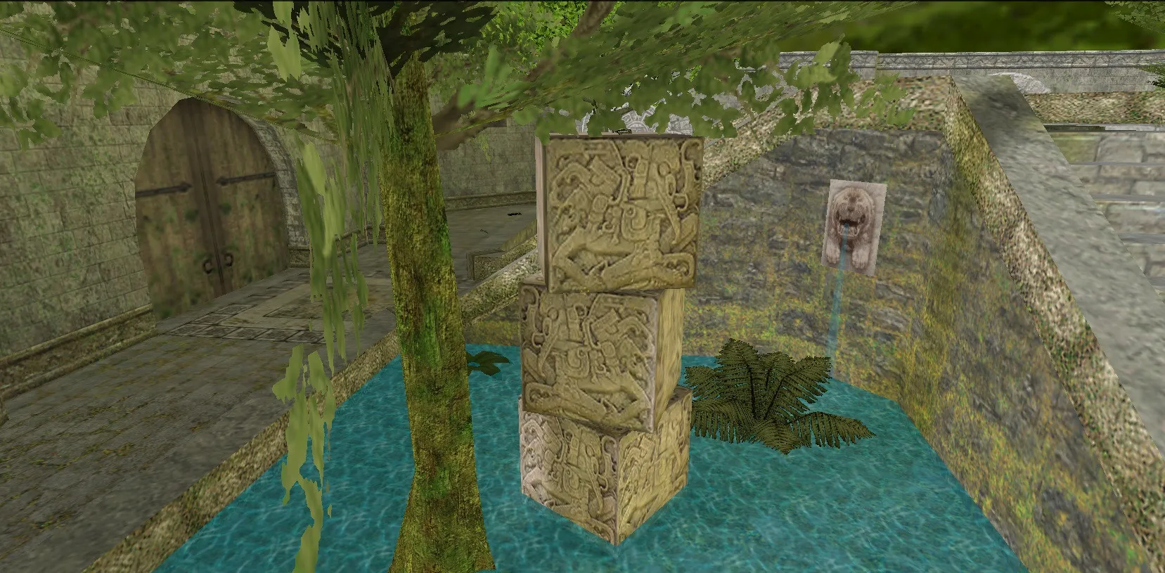 Карта de_aim_aztec для CS 1.6: спавны, точки, навигация .nav и оптимизация wpoly/epoly — скриншот 1