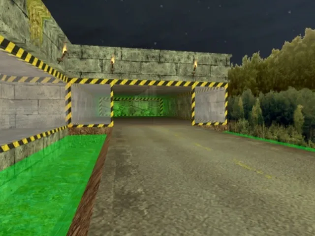 Скачать deathrun_roadway для CS 1.6: карта deathrun, точки, ловушки, .nav, оптимизация и запуск - Скриншот