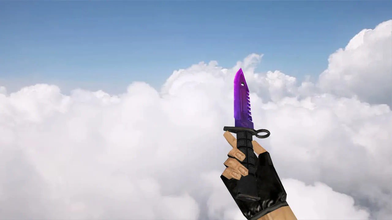 Скачать Модель ножа M9 Bayonet Redux (v_, p_, w_) для CS 1.6: звуки, анимация осмотра, текстуры и настройка - Скриншот