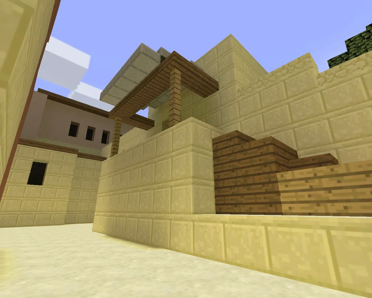 Карта de_mirage_minecraft для CS 1.6 – Оптимизированный геймплей — скриншот 9