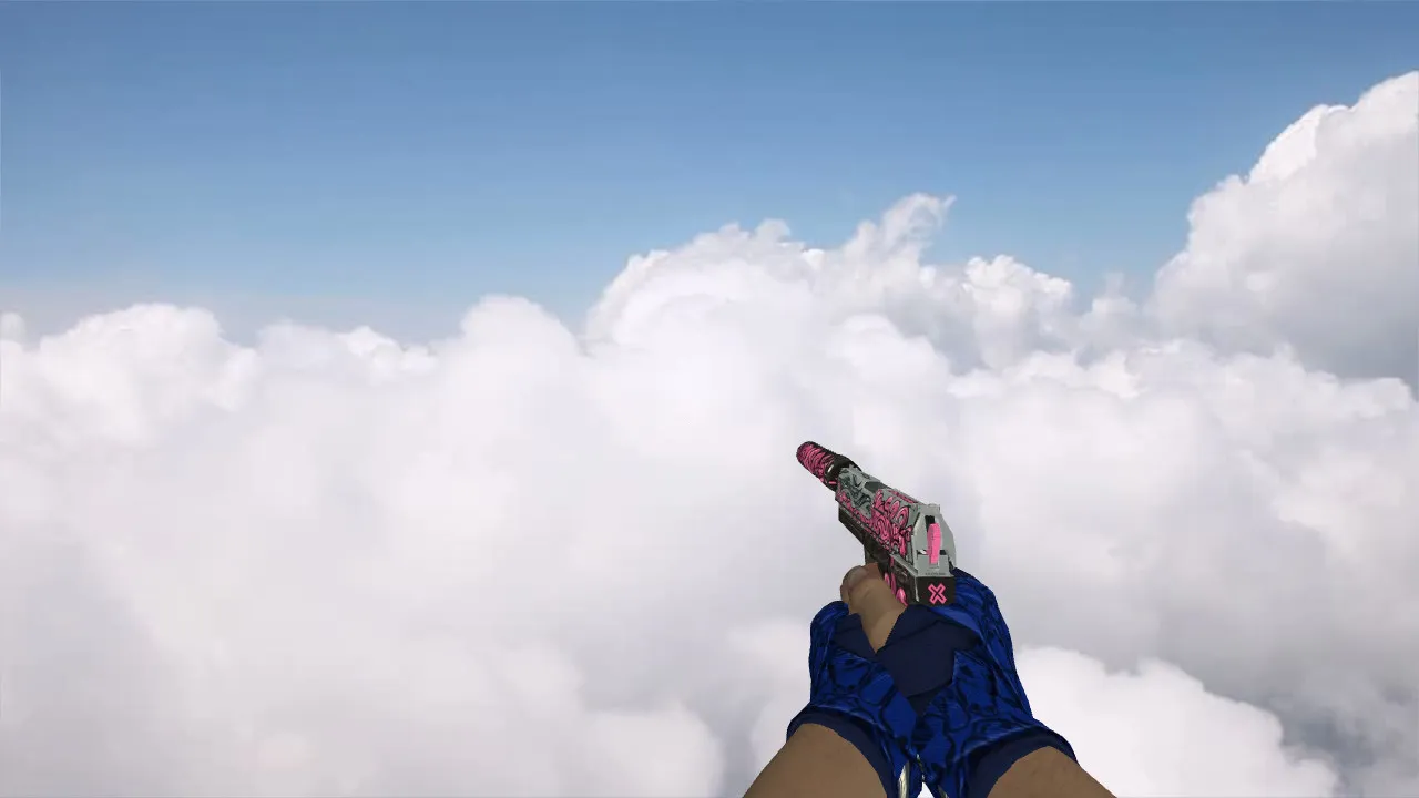 Пак моделей оружия «Hand Wraps Cobalt Skulls Pack» для CS 1.6: v_ p_ w_ модели, звуки, анимация осмотра и текстуры — скриншот 28