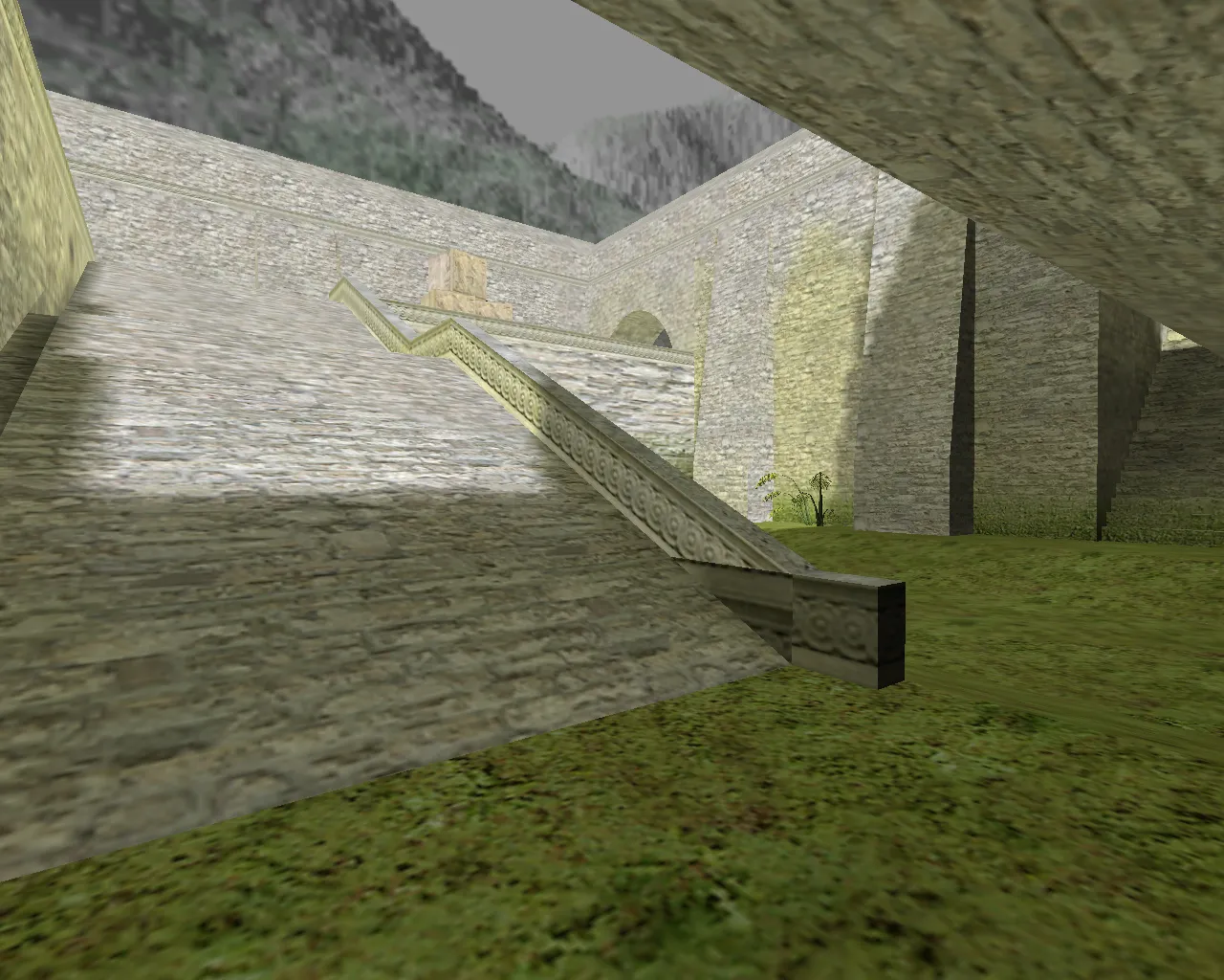 Карта 3d_aim_aztec для CS 1.6: тренировка прицела, точки под спрей и контроль отдачи — скриншот 4