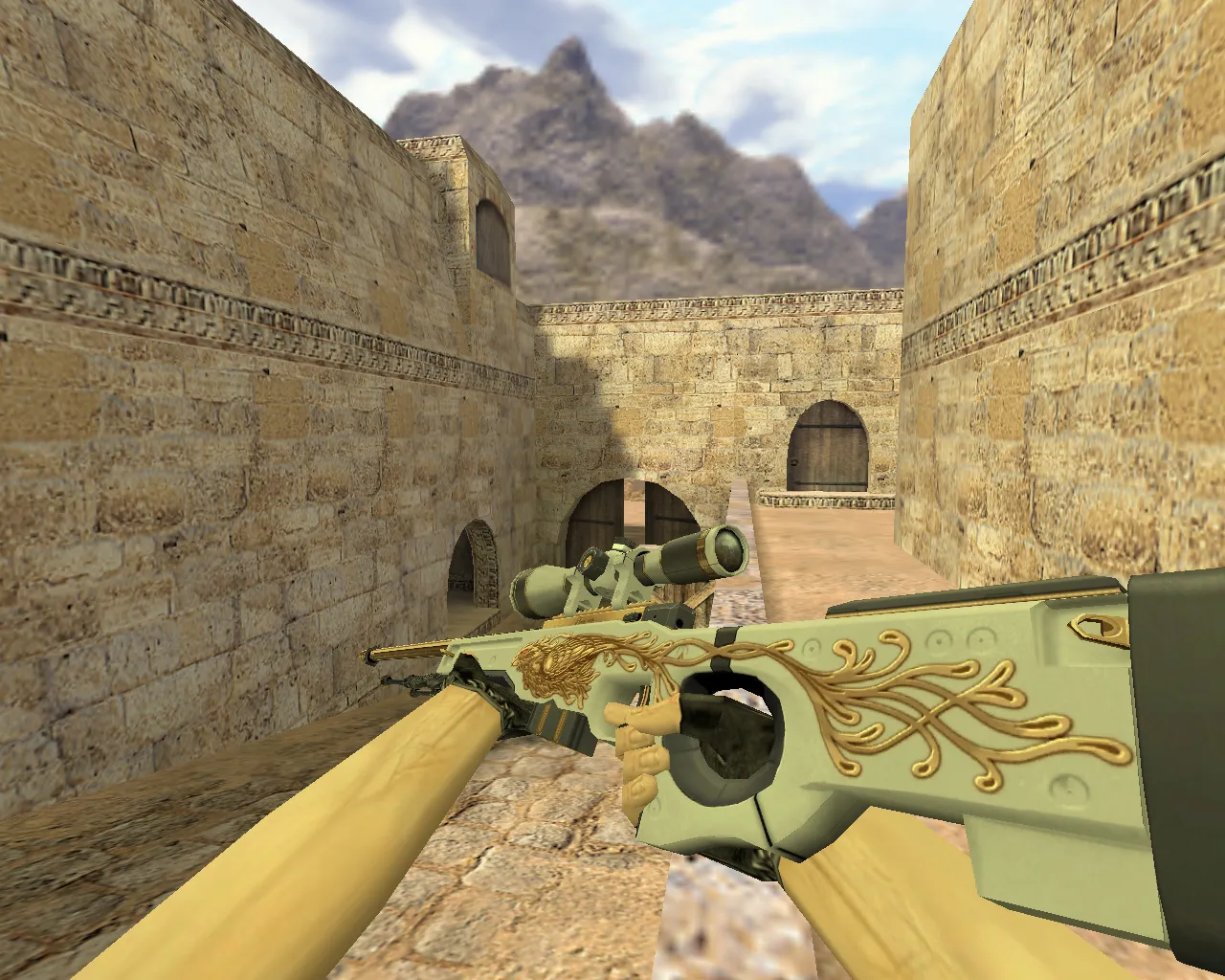 Модель «AWP Серый Феникс» для CS 1.6 – Качественные текстуры и стильный дизайн — скриншот 1