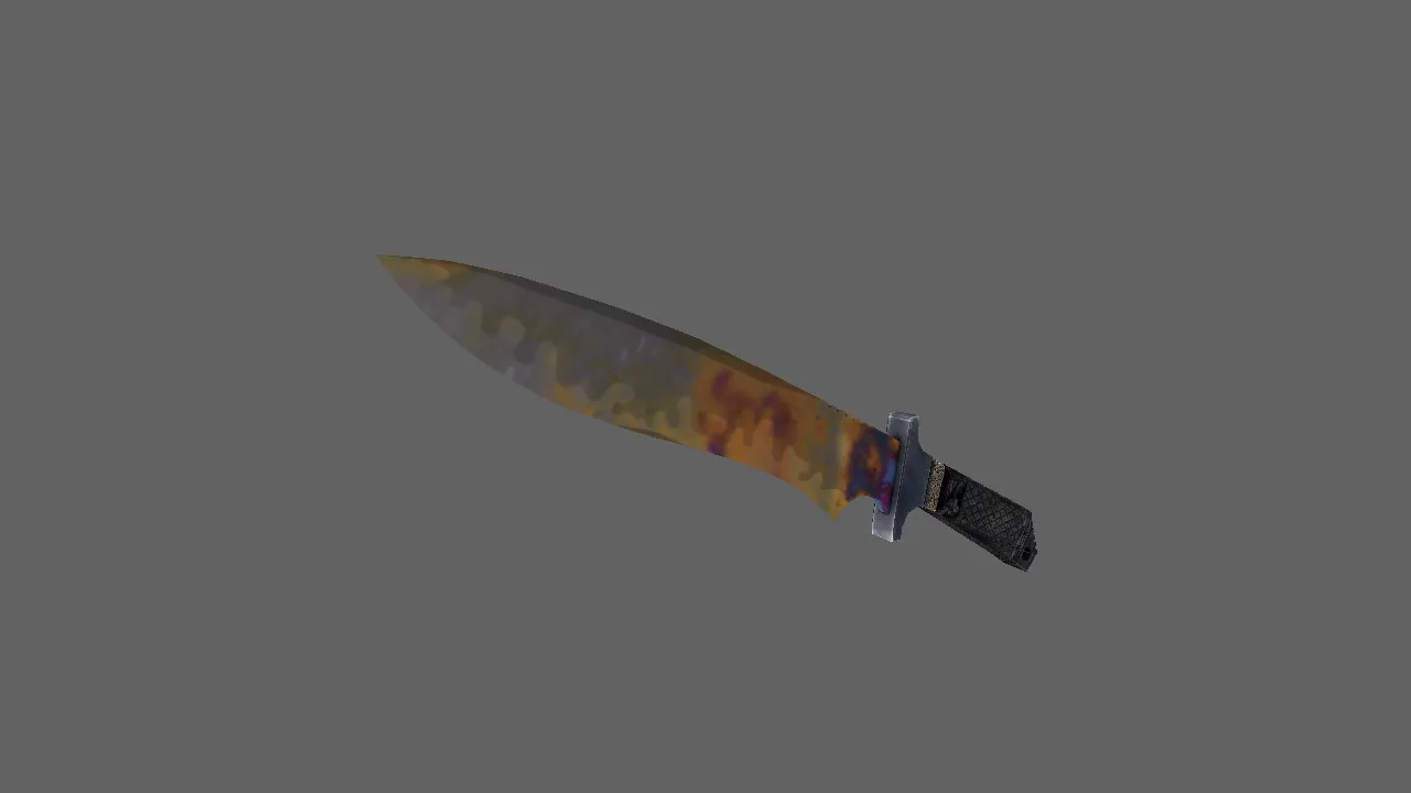 Скачать Модель ножа «Классический нож | Поверхностная закалка» v_knife для CS 1.6: p_ и w_ модели, звуки, анимация осмотра - Скриншот