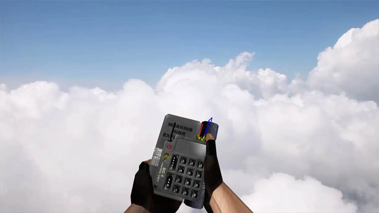 Скачать Модель «High Warning C4» v_ для CS 1.6: p_ и w_ модели, звук, осмотр и текстуры - Скриншот
