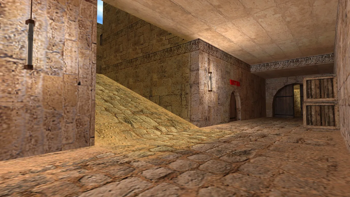Скачать Карта de_dust2_2018 для CS 1.6: баланс сторон, точки, .nav и оптимизация wpoly/epoly - Скриншот