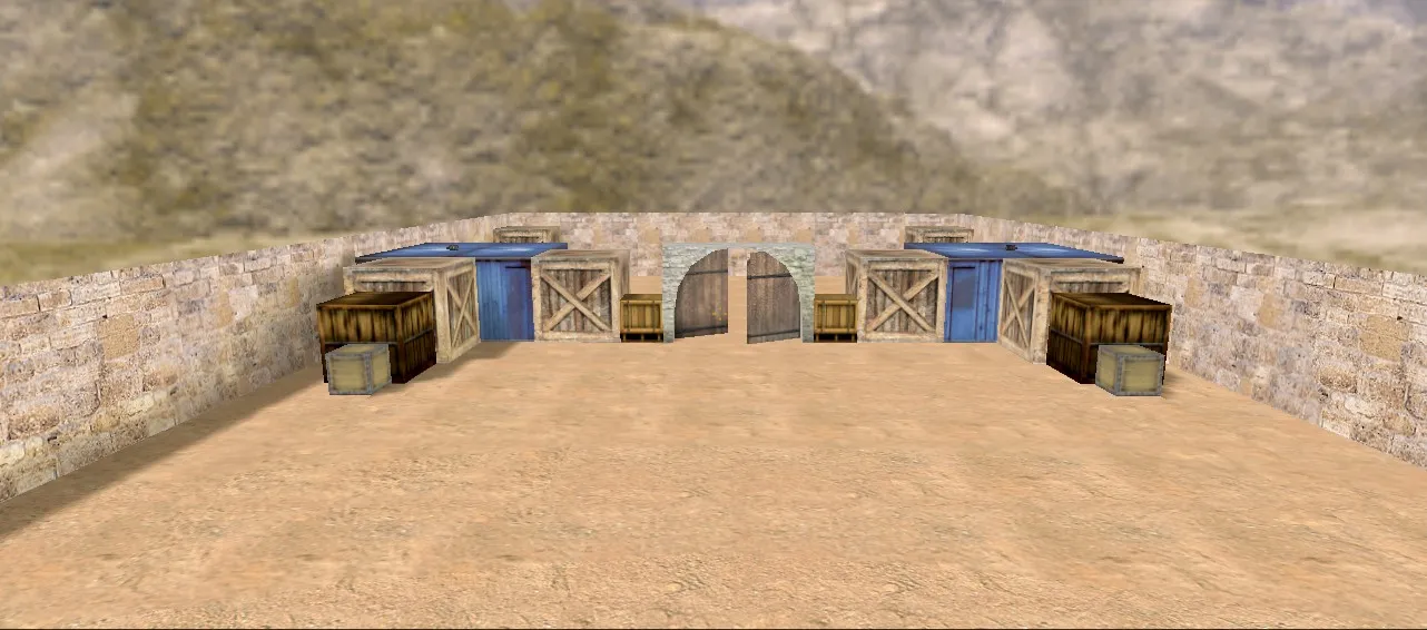de_dustnew для CS 1.6: тактика за терроров и за CT, точки, бот-нав и оптимизация — скриншот 2