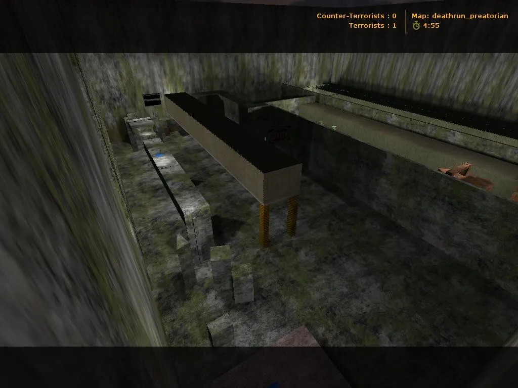 Скачать deathrun_preatorian — deathrun карта для CS 1.6: .nav, баланс сторон, точки и оптимизация - Скриншот