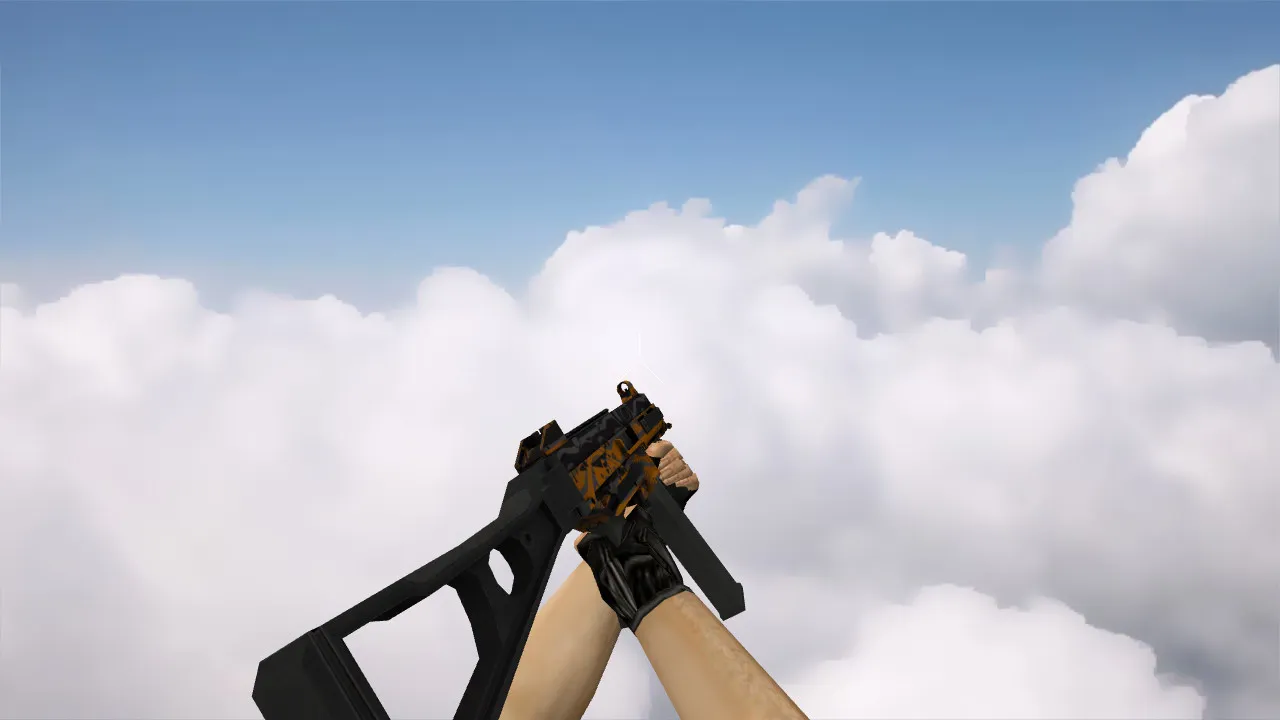 Скачать UMP-45 | Осциллятор (Oscillator) для CS 1.6 - Модели оружия - Скриншот