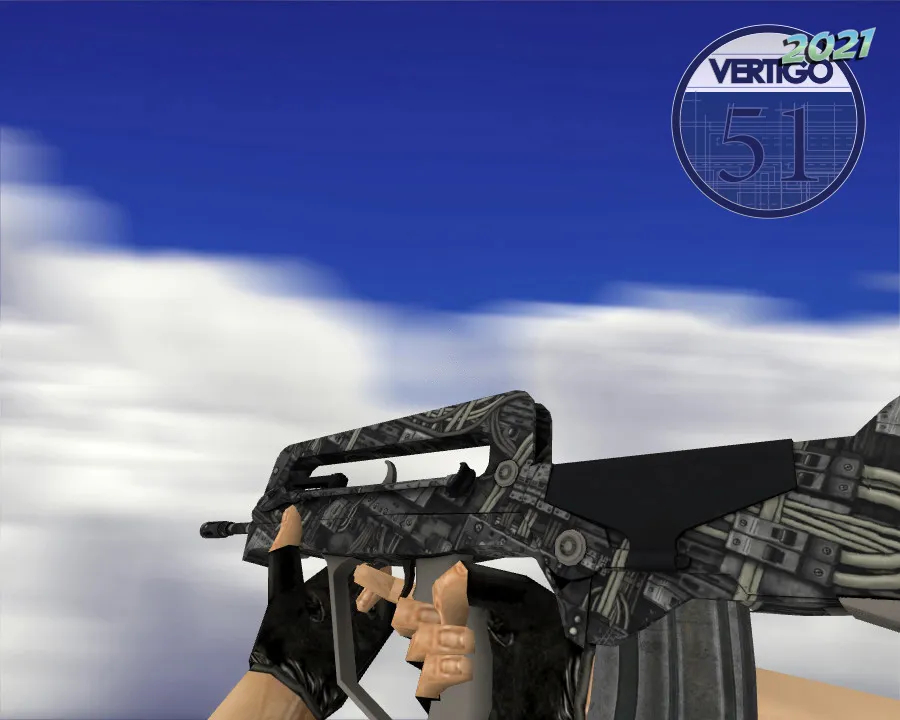 Скачать FAMAS | Дефект проводки для CS 1.6: качественная модель и уникальный дизайн - Скриншот