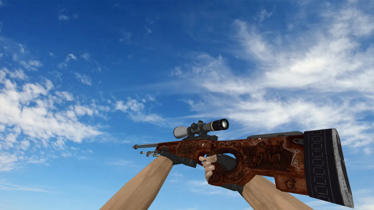 Скачать Модель «AWP Hunting» для CS 1.6: Замените стандартное оружие - Скриншот
