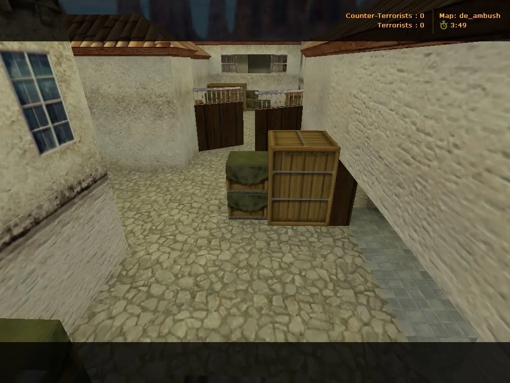 de_ambush карта для CS 1.6: точки, маршруты, .nav для ботов, оптимизация wpoly/epoly — скриншот 3