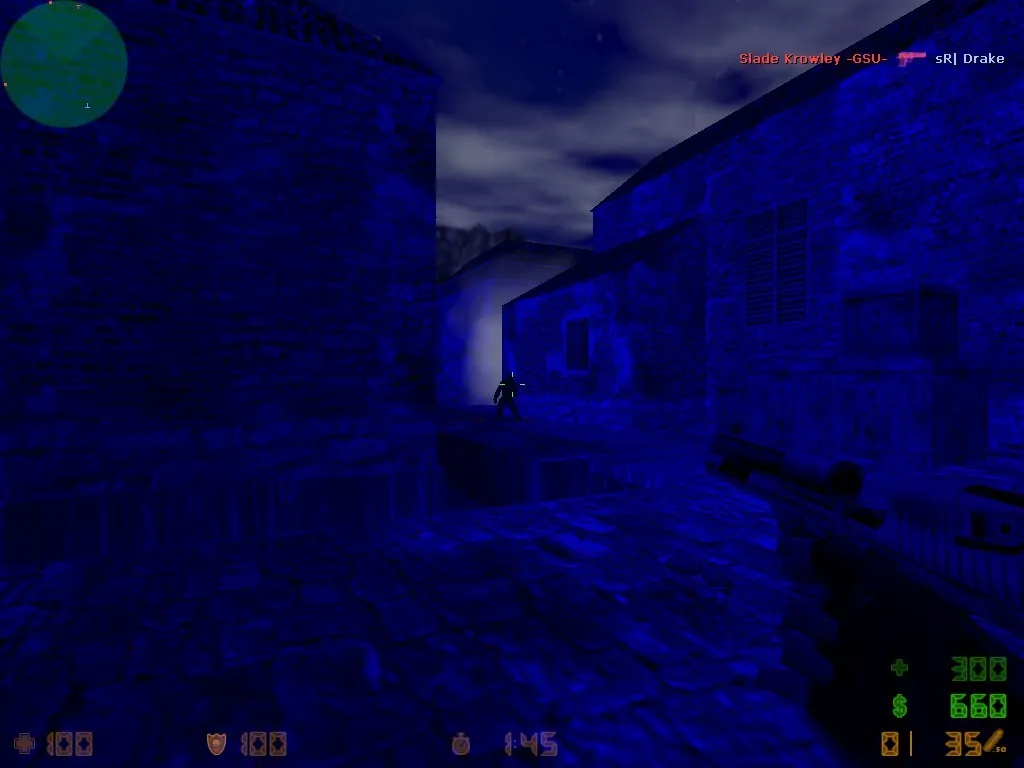 Скачать Карта de_inferno_night_gsu для CS 1.6 - Уникальный опыт игры - Скриншот