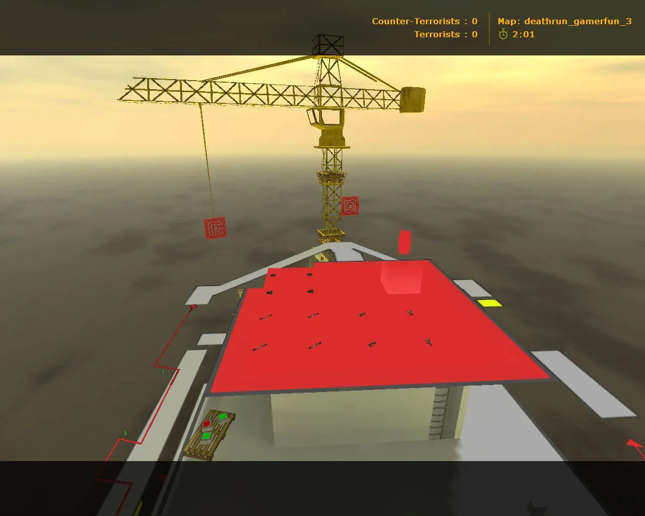 Скачать deathrun_gamerfun_3 для CS 1.6: тайминги ловушек, точки за CT/T, оптимизация и .nav для ботов - Скриншот