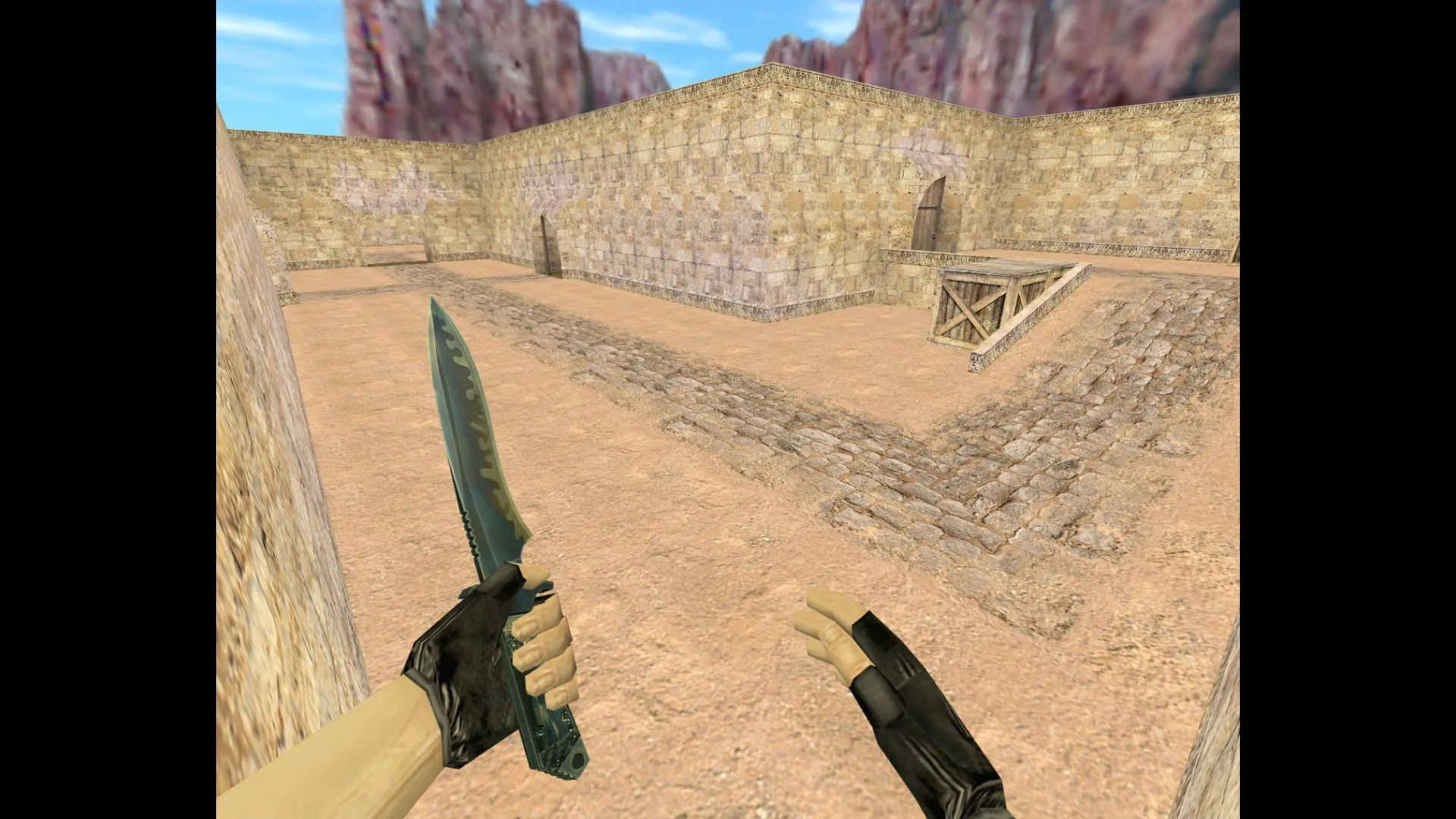 Скачать de_gunnar для CS 1.6: тактика за Т и КТ, точки, .nav и оптимизация карты (wpoly/epoly) - Скриншот