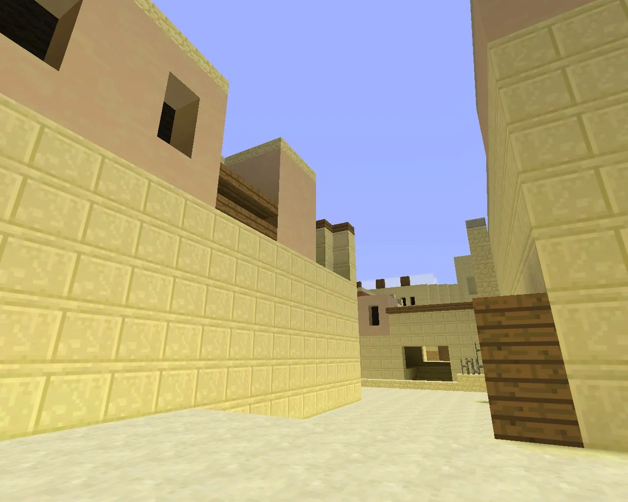Скачать Карта de_mirage_minecraft для CS 1.6 – Оптимизированный геймплей - Скриншот
