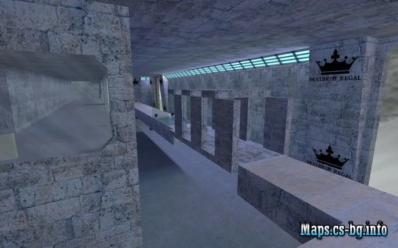 Скачать deathrun_regal для CS 1.6: тактики команд, точки, .nav для ботов и оптимизация карты - Скриншот