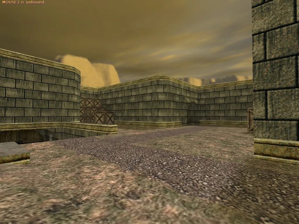 de_dust2_storm_v2 для CS 1.6: обзор карты, точки под роли, тактики за Т и КТ, .nav и оптимизация — скриншот 8