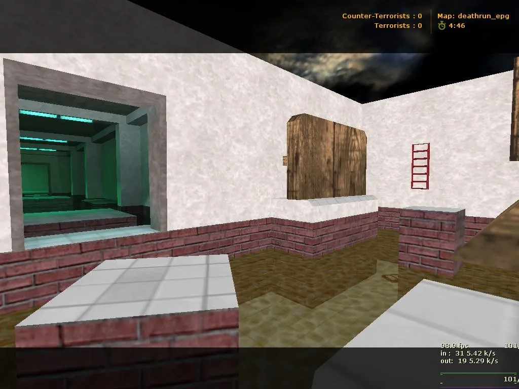 Скачать Карта deathrun_epg для CS 1.6: баланс сторон, точки, .nav для ботов и оптимизация wpoly/epoly - Скриншот