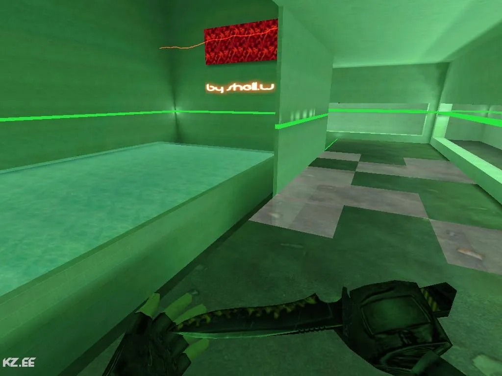 Скачать deathrun_av2009_recolored-ez для CS 1.6: цепочки ловушек, антифлуд раундов и боты по .nav - Скриншот