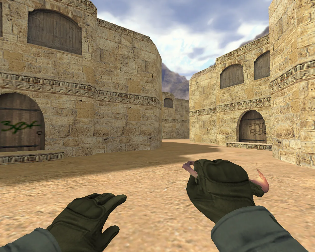 Скачать Модель v_knife «Керамбит Галактика» для CS 1.6: p_ и w_ версии, звуки, анимация осмотра, текстуры и качество - Скриншот