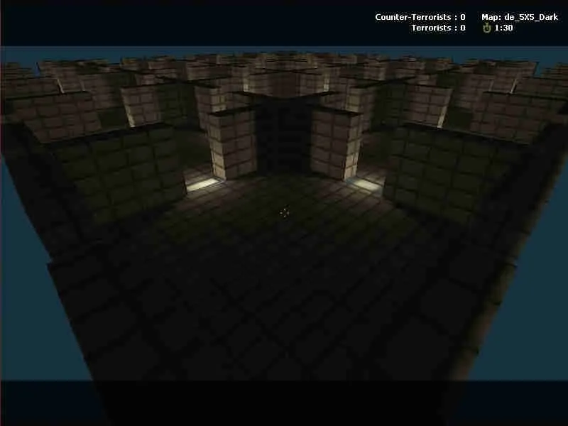 Карта de_5x5 для CS 1.6: точки, стороны, .nav для ботов и оптимизация wpoly/epoly — скриншот 1