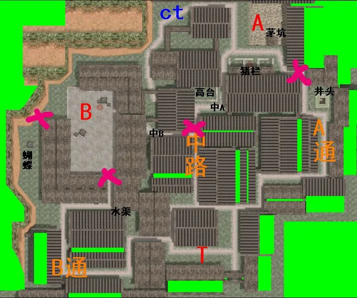 Скачать Карта de_nifan для CS 1.6: Динамичная тактика и баланс - Скриншот