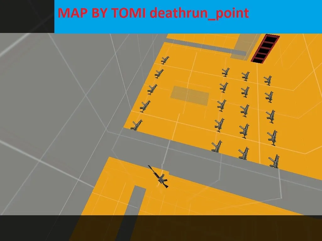 Скачать deathrun_point для CS 1.6: карта deathrun, точки, ловушки и .nav для ботов - Скриншот