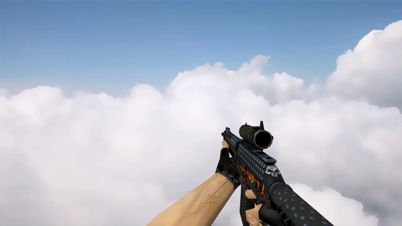 Скачать SG 553 | Тяжёлый метал (Heavy Metal) для CS 1.6 - Скриншот