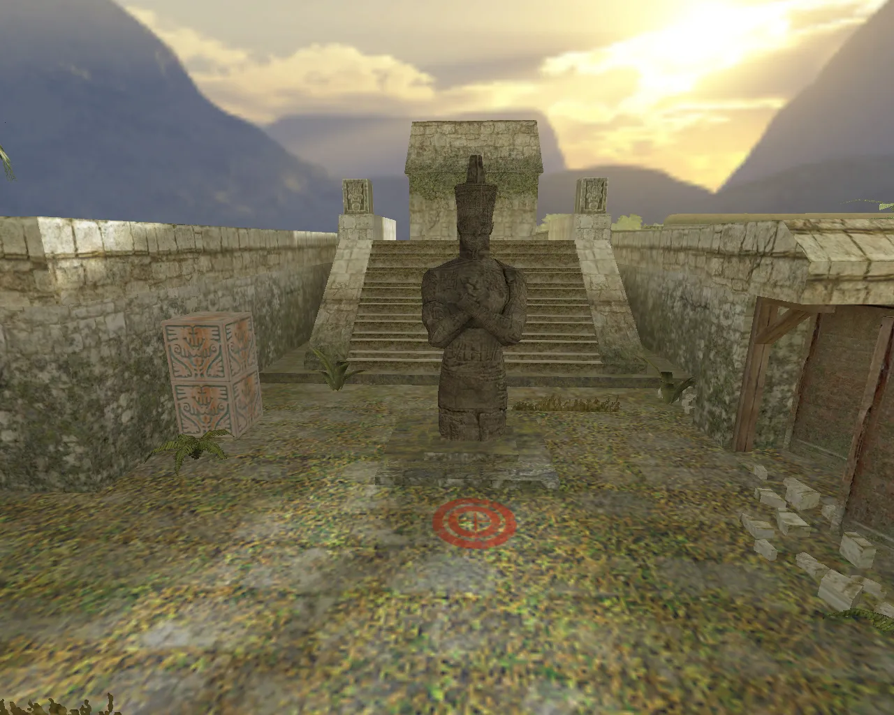 Карта de_templum для CS 1.6: Тактическое превосходство и баланс — скриншот 1