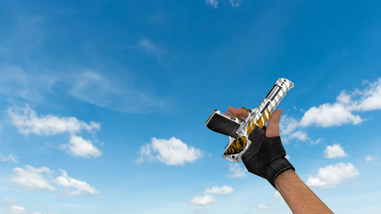 Модель «Deagle Tiger» для CS 1.6 – уникальный скин для точной стрельбы — скриншот 1