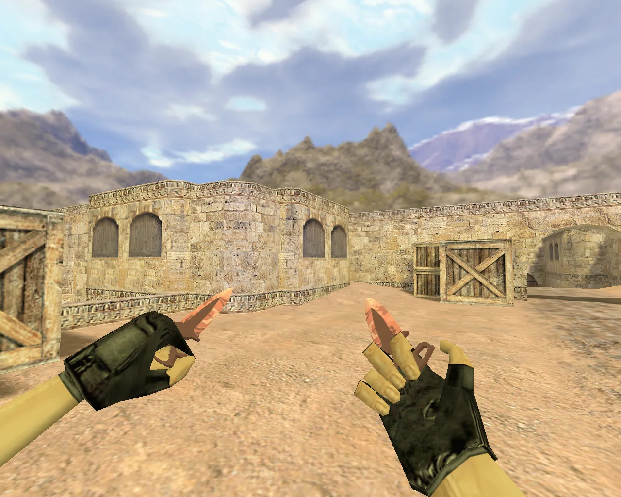 Скачать Модель «Тычковые ножи Убийство» v_knife для CS 1.6: анимация осмотра, звук, текстуры, настройка - Скриншот